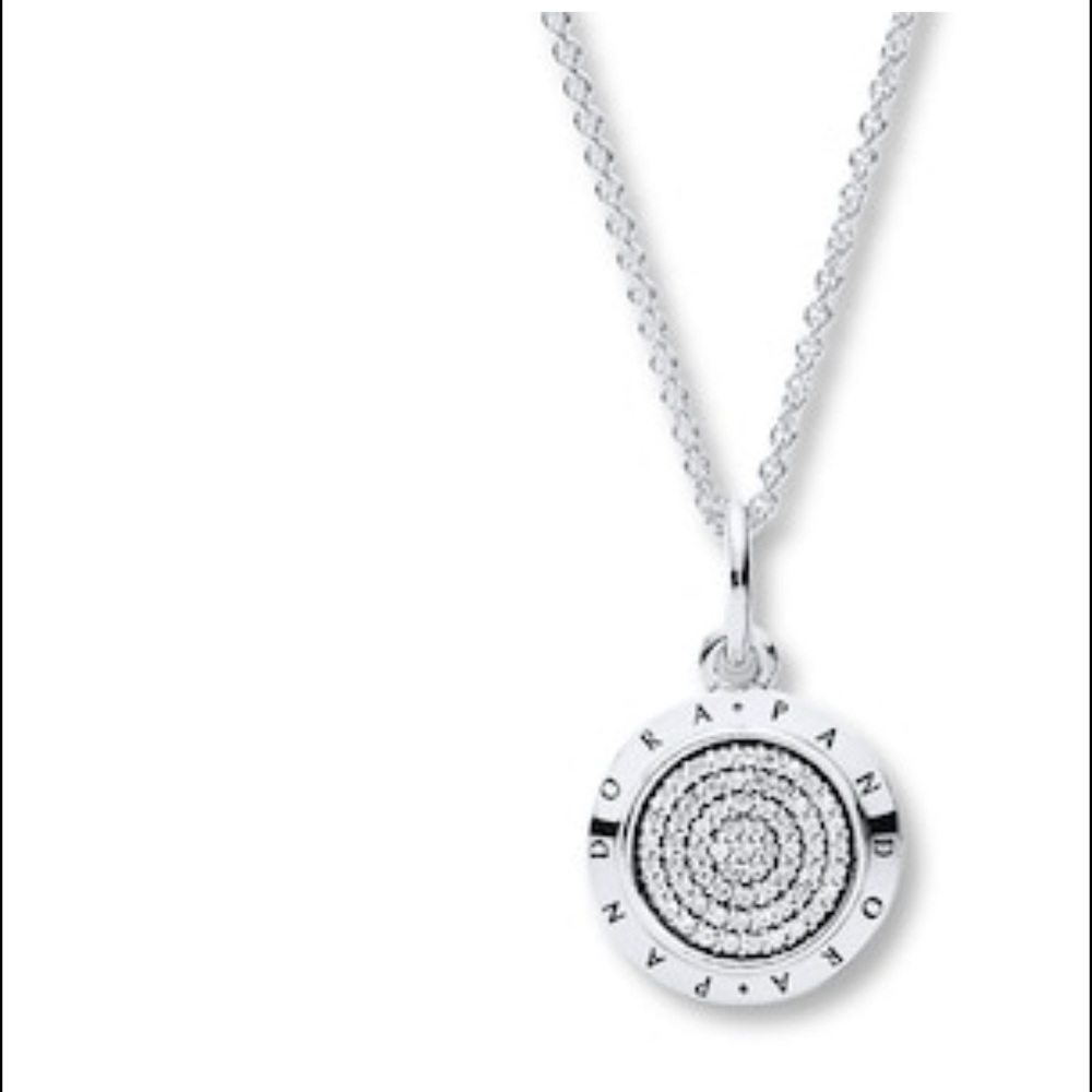 Pandora signature logo necklace